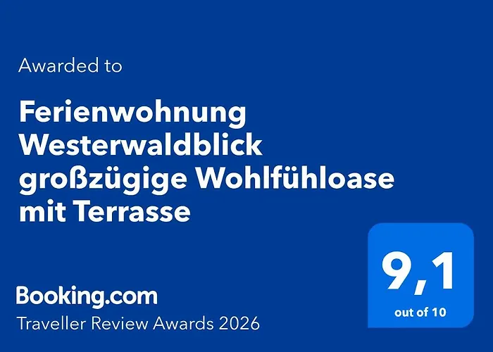 Apartment Westerwaldblick Grosszuegige Wohlfuehloase Mit Terrasse *